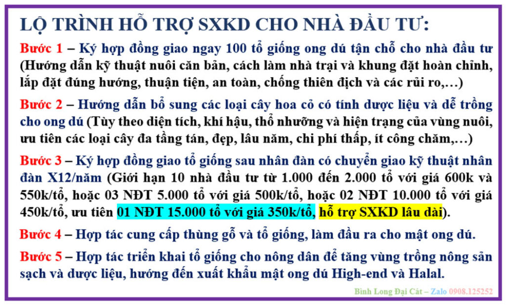 học nuôi ong dú